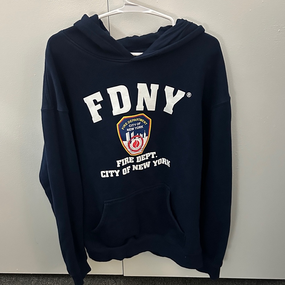 Men’s Dark Blue FDNY Hoodie XL